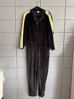 Kilo Brava Crushed Velour Jumpsuit size XXL